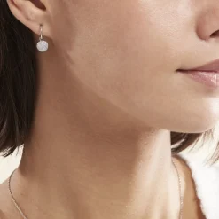 Marc Orian Créoles Argent|Bijoux Zirconium > Créole Unitaire Argent Blanc Donelle Oxyde De Zirconium