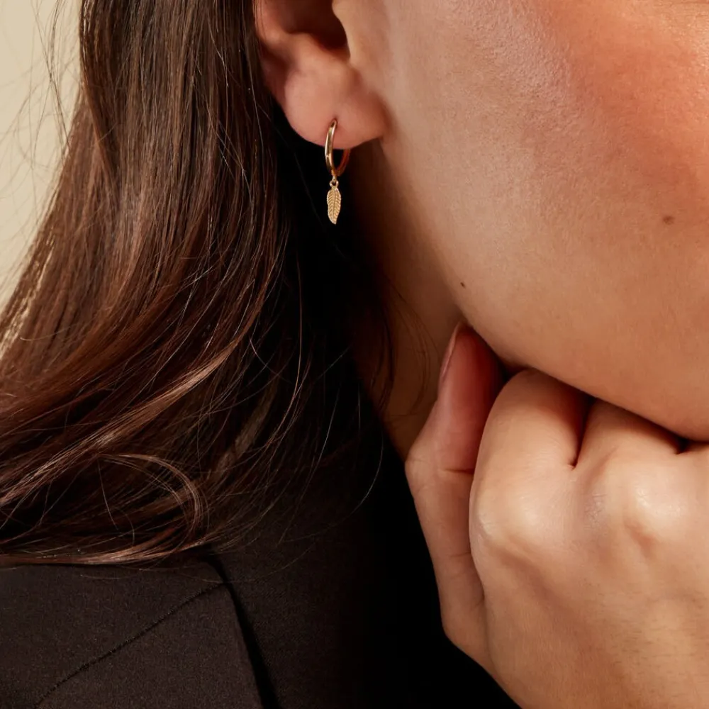 Marc Orian Créoles|Bijoux Homme > Créole Unitaire Caitrìona Or Jaune