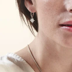 Marc Orian Créoles Argent|Créoles > Créole Unitaire Cathryn Argent Blanc