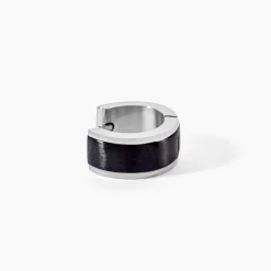 Marc Orian Créoles|Bijoux Homme > Créole Unitaire Odi Acier Argenté