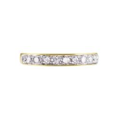 Marc Orian Bagues|Alliances > Demi-alliance Or Jaune Valentine Diamants Synthetique