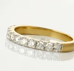 Marc Orian Bagues|Alliances > Demi Alliance Pristina Or Jaune Diamant Synthétique
