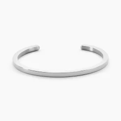 JOURDAN Bracelets Homme|Bracelets Acier Inoxydable > Jonc Teno Acier Argenté