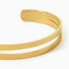 Marc Orian Bracelets Acier Inoxydable|Bijoux Acier Inoxydable > Jonc Ruka Acier Jaune