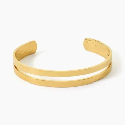 Marc Orian Bracelets Acier Inoxydable|Bijoux Acier Inoxydable > Jonc Ruka Acier Jaune