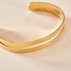 Marc Orian Bracelets Acier Inoxydable|Bijoux Acier Inoxydable > Jonc Ruka Acier Jaune