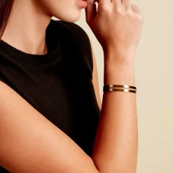 Marc Orian Bracelets Acier Inoxydable|Bijoux Acier Inoxydable > Jonc Ruka Acier Jaune