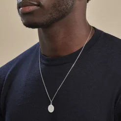 Marc Orian Pendentifs|Pendentifs Personnalisés > Medaille Or Blanc Hannae