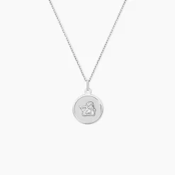 Marc Orian Pendentifs|Pendentifs Personnalisés > Medaille Or Blanc Hannae