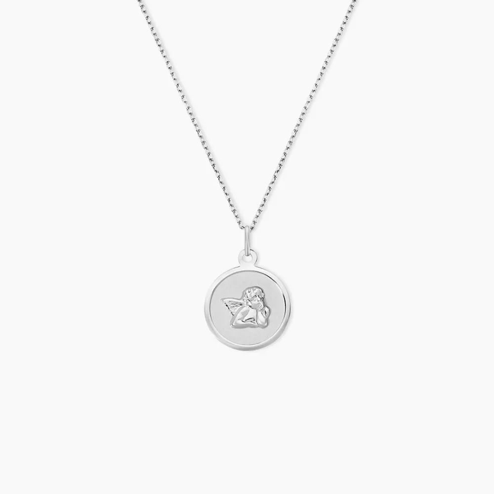 Marc Orian Pendentifs|Pendentifs Personnalisés > Medaille Or Blanc Hannae