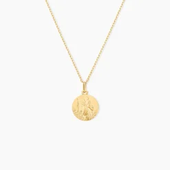Marc Orian Pendentifs|Pendentifs Personnalisés > Medaille Or Jaune Saint Christophe