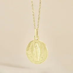 Marc Orian Pendentifs|Pendentifs Personnalisés > Medaille Or Jaune Vierge