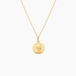 Medaille Or Jaune Vierge