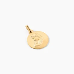 Marc Orian Pendentifs|Pendentifs Personnalisés > Medaille Or Jaune Vierge A L'enfant