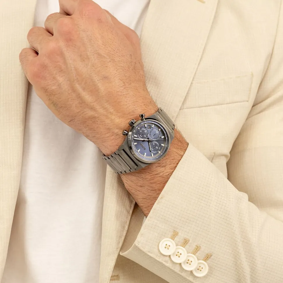Montre Boss Candor Chrono Bleu