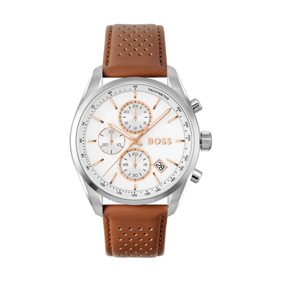 Montre Boss Grand Prix 44 Blanc
