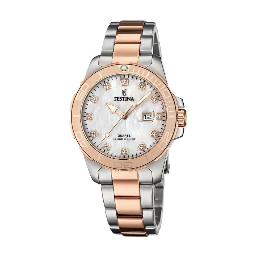 Montre Boyfriend Nacre Blanche