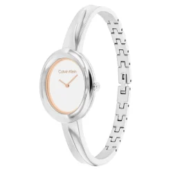 Montre Calvin Klein Twisted Bezel Blanc