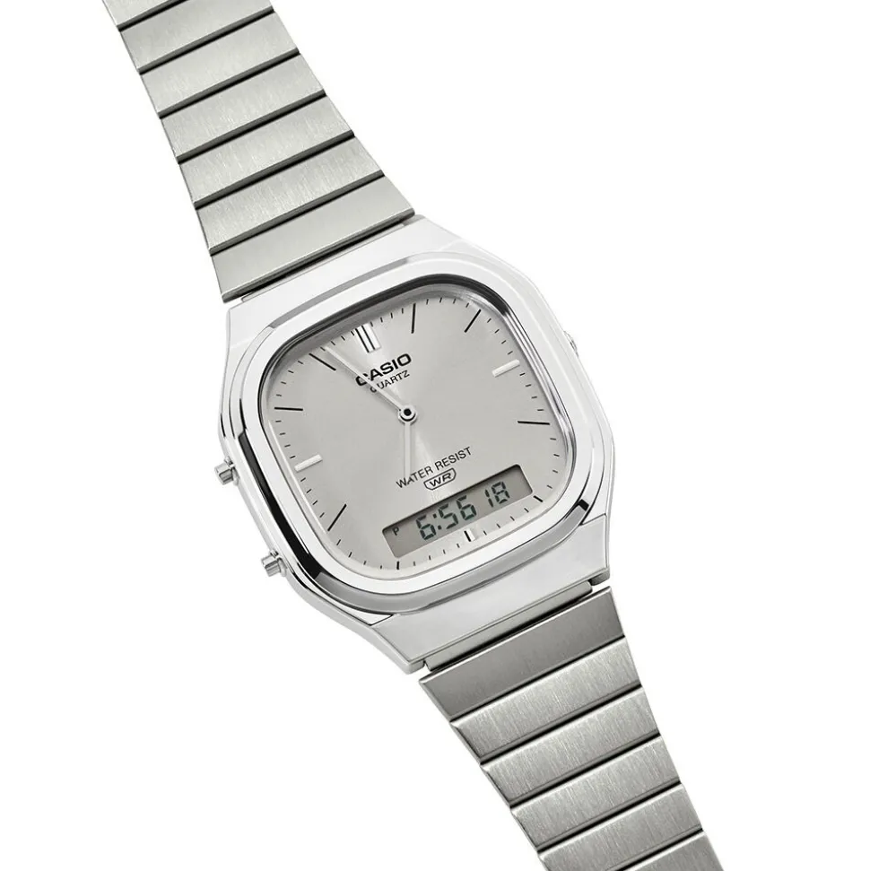 Montre Casio Collection Aq240 Argenté
