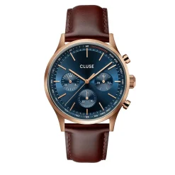 Montre Cluse Antheor Multifonction Bleu