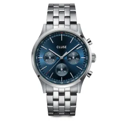 Montre Cluse Anthéor Multifonction Bleu