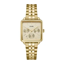 Montre Cluse La Tetragone Multifunction Doré