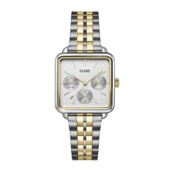 Montre Cluse La Tetragone Multifunction Argenté