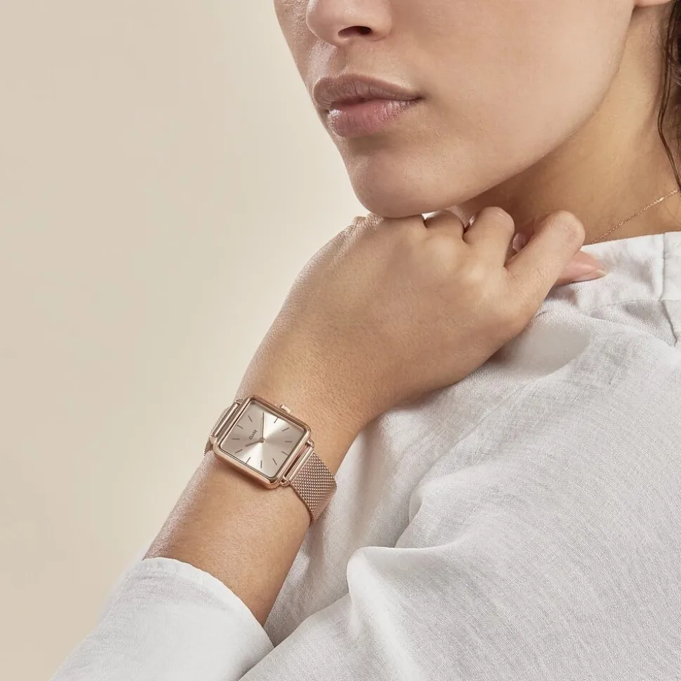 Montre Cluse La Tetragone Rose