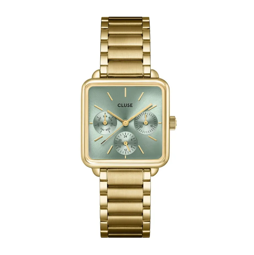 Montre Cluse La Tétragone Multifunction Vert