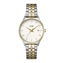 Montre Cluse Minuit Date Blanc