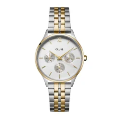 Montre Cluse Minuit Multifunction Argenté