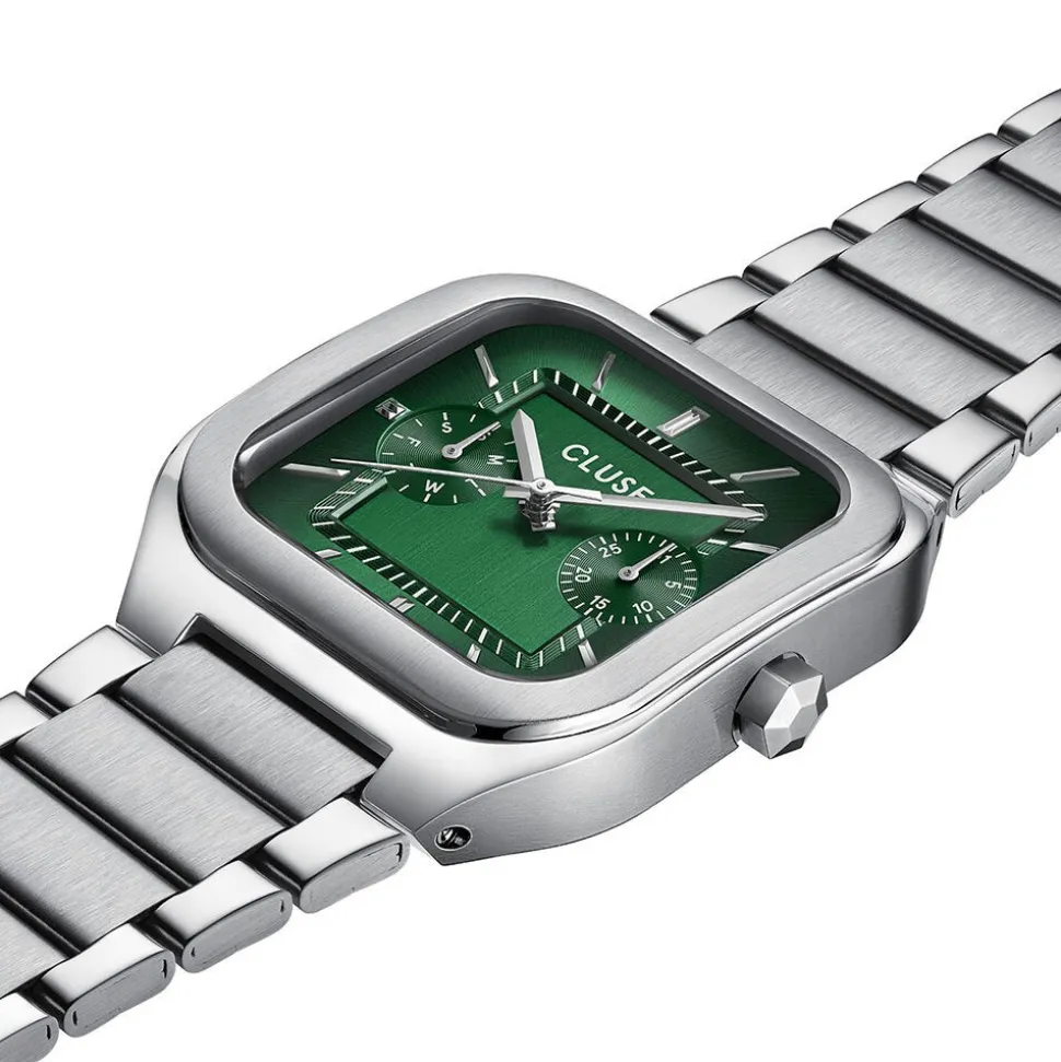 Montre Cluse Quadrus Multifonction Vert