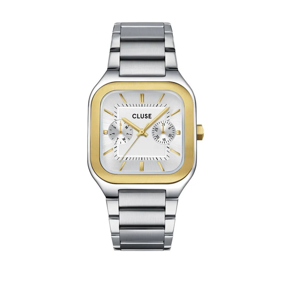 Montre Cluse Quadrus Multifonction Argenté