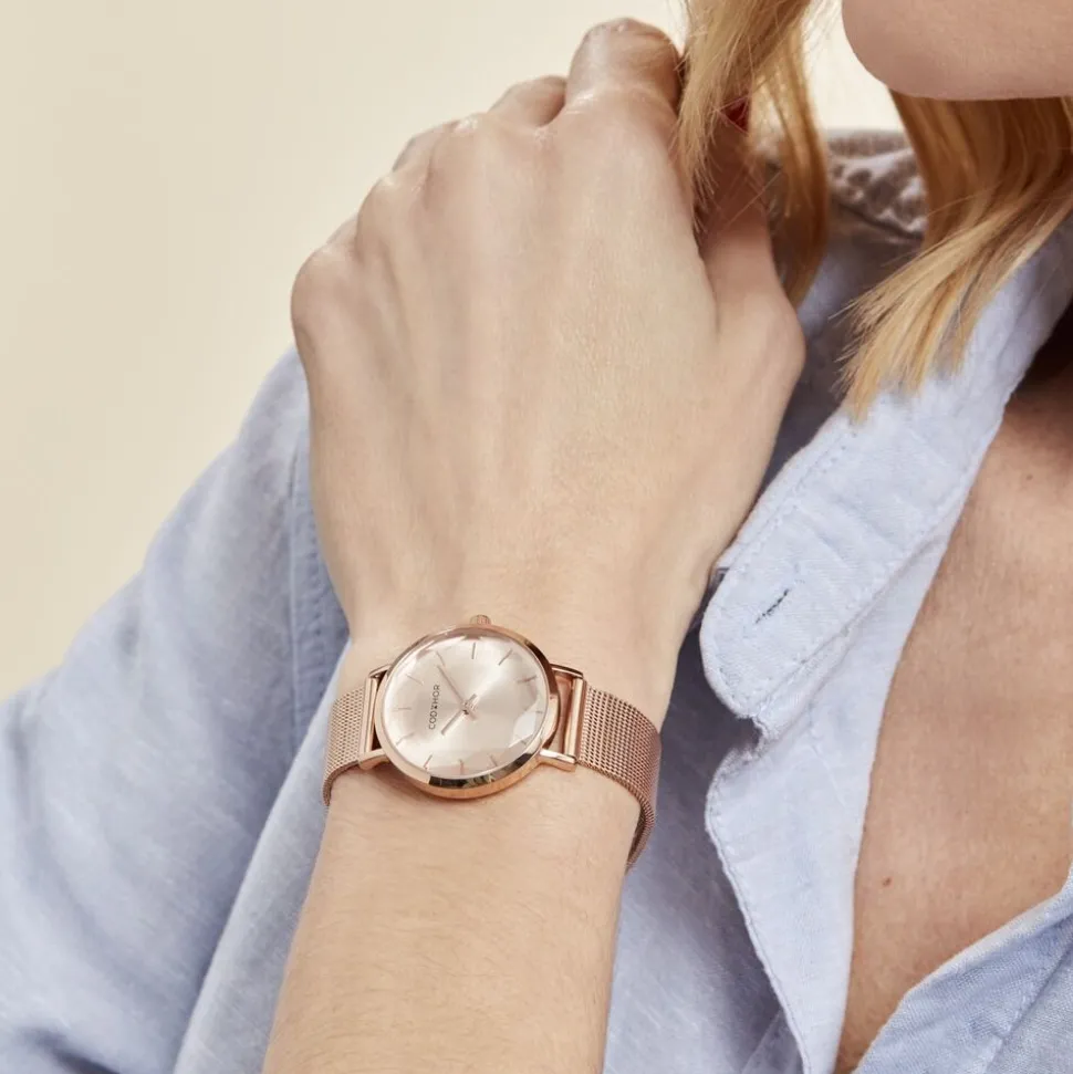 Montre Codhor Elsa Doré Rose