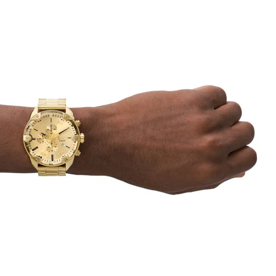 Montre Diesel Spiked Doré