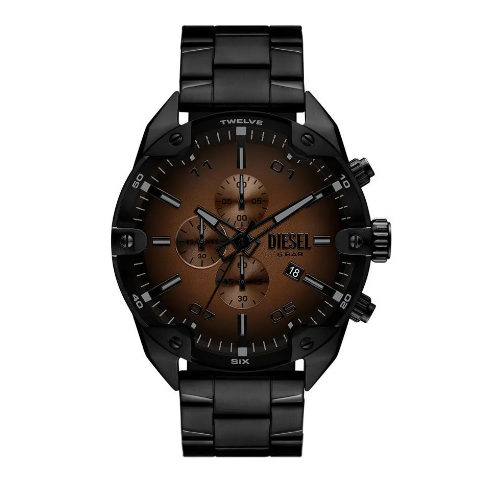 Montre Diesel Spiked Marron