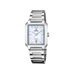 Montre Festina On The Square Nacre Blanche