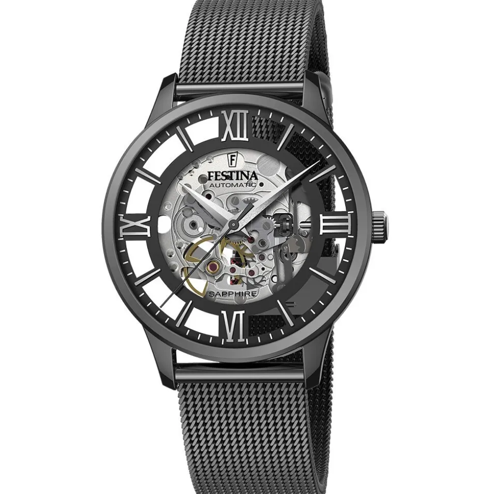 Montre Festina Squelette Blanc