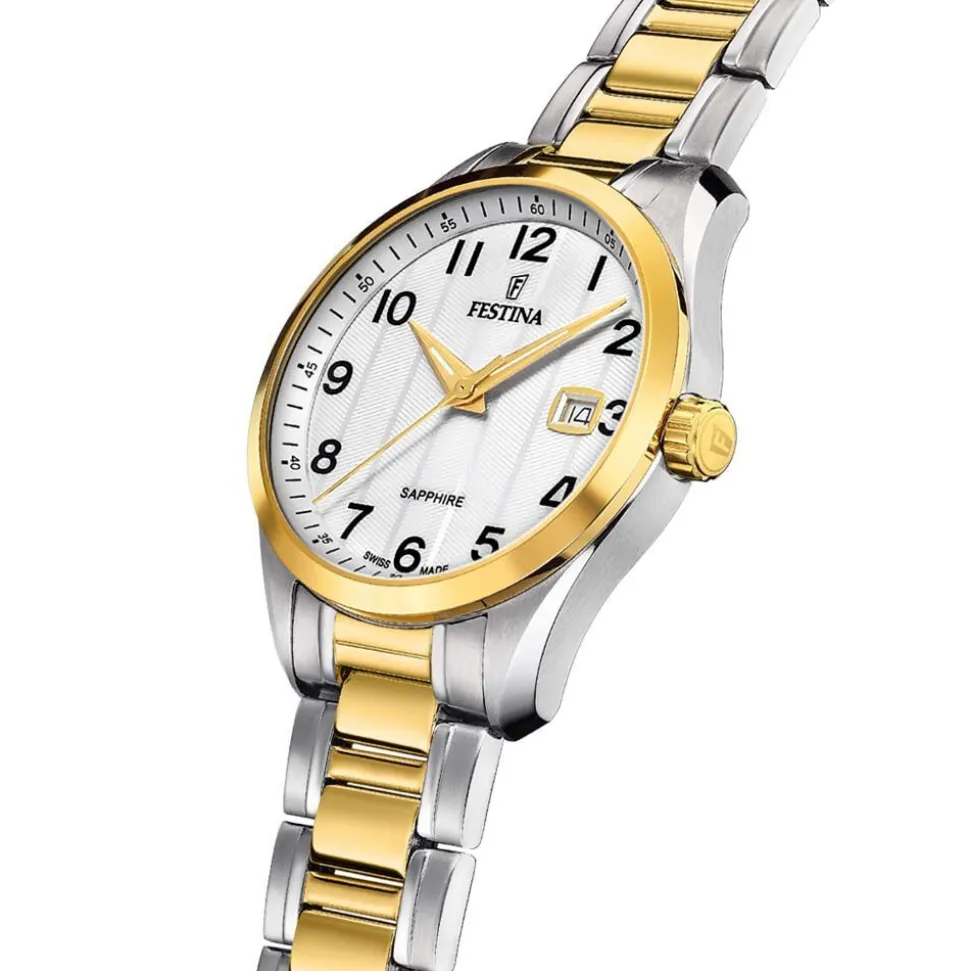 Montre Festina Swiss Made 37,5 Argenté