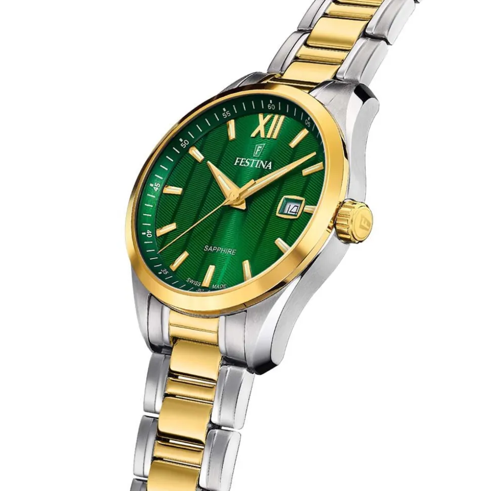 Montre Festina Swiss Made 37,5 Vert