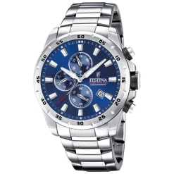 Montre Festina Timeless Chronograph Bleu