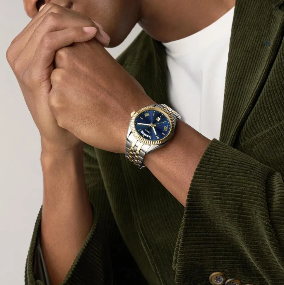 Montre Fossil Campbell Bleu
