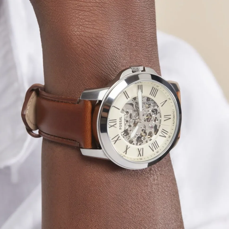Montre Fossil Grant Automatique Beige