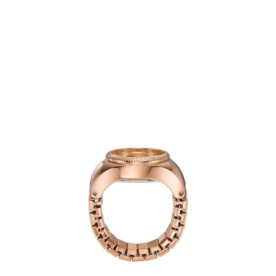 Montre Fossil Watch Ring Rose
