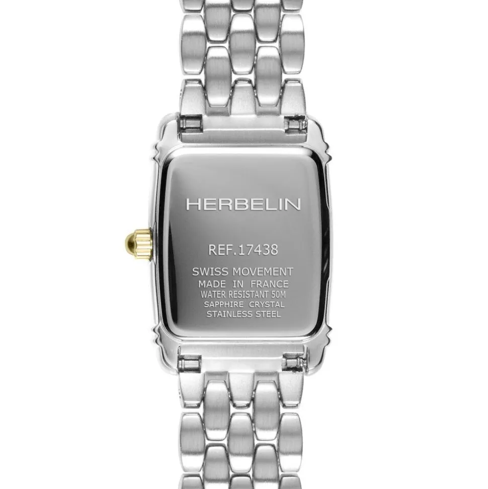 Montre Herbelin Art Deco Argenté