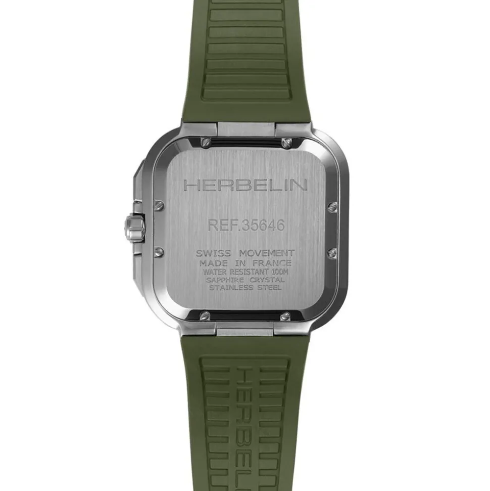 Montre Herbelin Cap Camarat Square Kaki