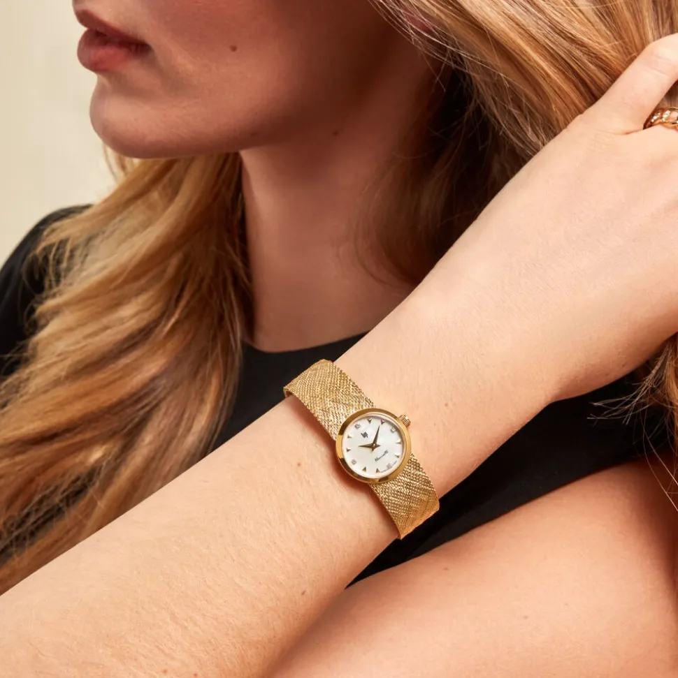 Montre Lip Henriette 22 Nacre Blanche
