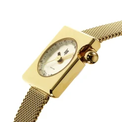 Montre Lip Mach 2000 Mini Square Doré