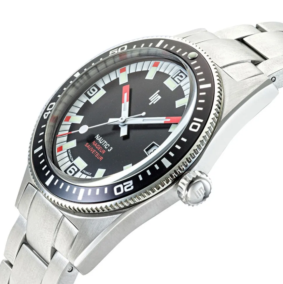 Montre Lip Nautic 3 Noir
