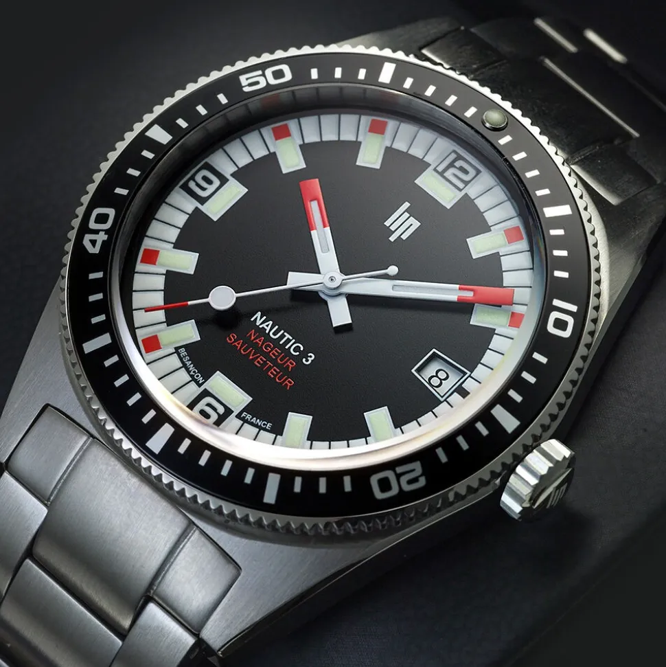 Montre Lip Nautic 3 Noir